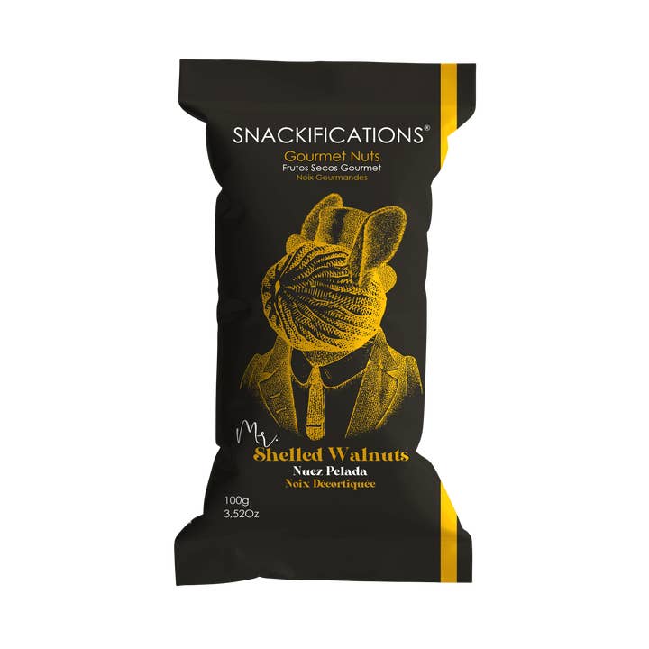 Shelled Walnut 100g bag for wholesale by Snackifications