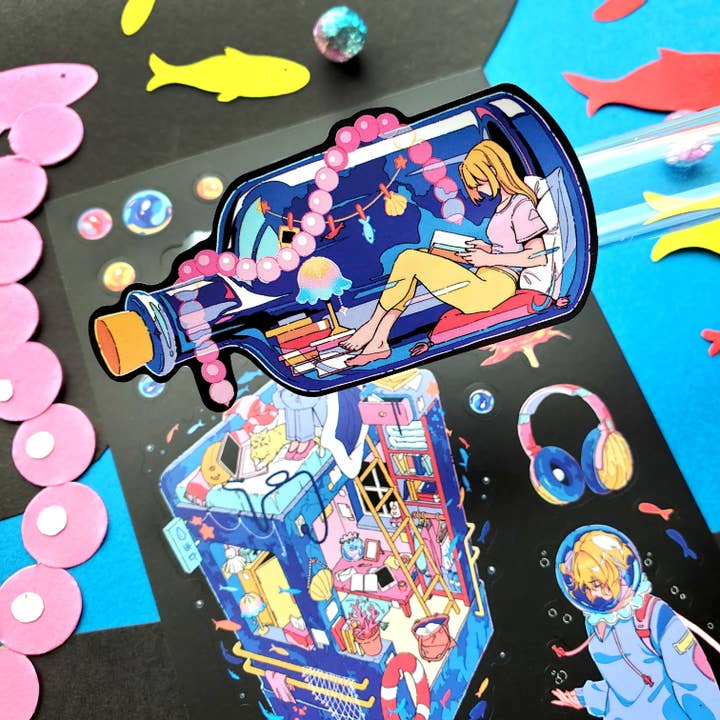 STICKII - Wholesale Sticker - Aquatic Life 1 Sticker Sheet