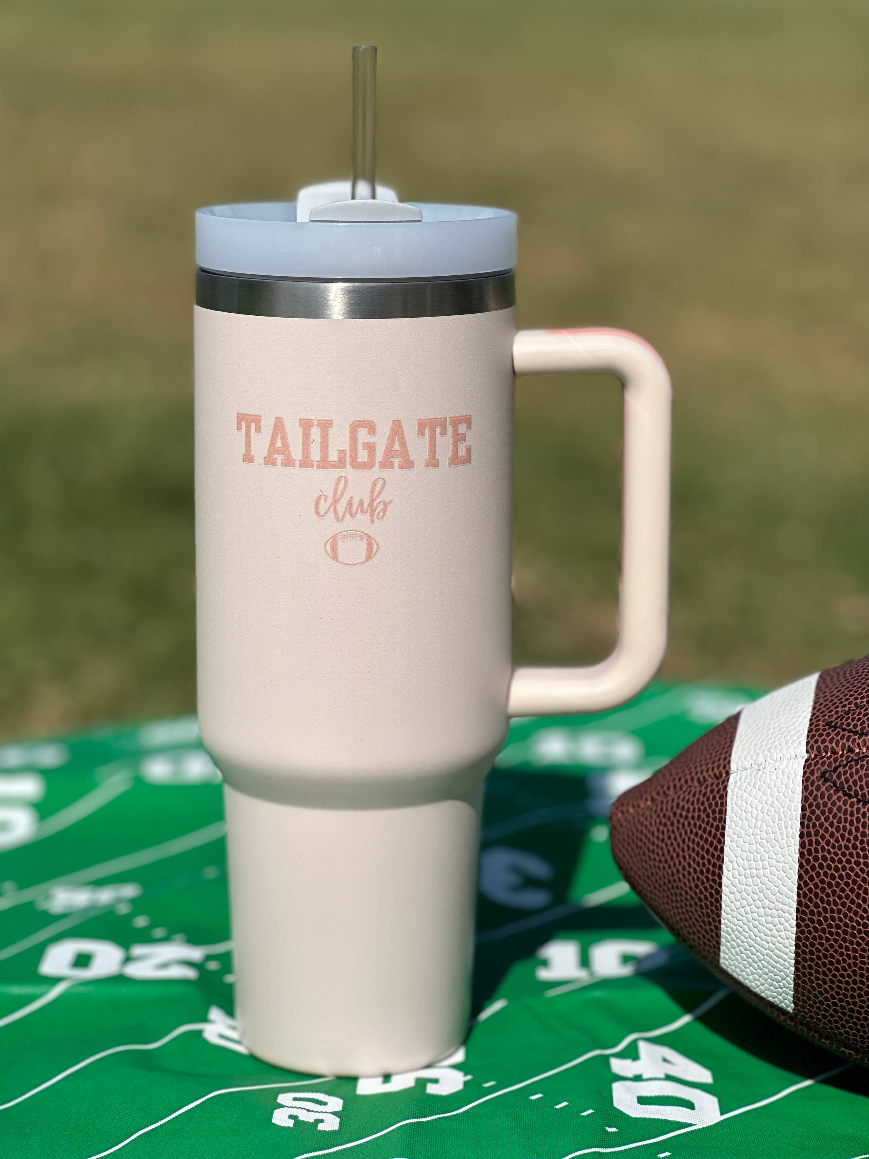 Wholesale The Biggin’ 40 oz. Tumbler [Blush Tailgate Club] for your