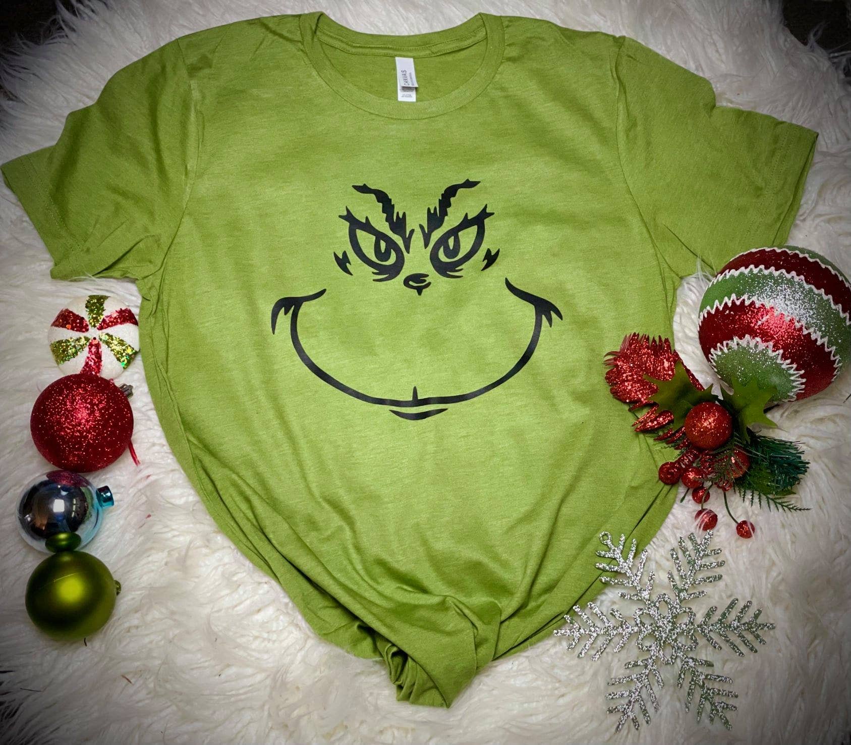 Ashton Grove Ltd Co - Wholesale Screen Printed T-Shirt - Women's - Grinch Christmas Green Christmas Monster Shirt or Sweatshirt2