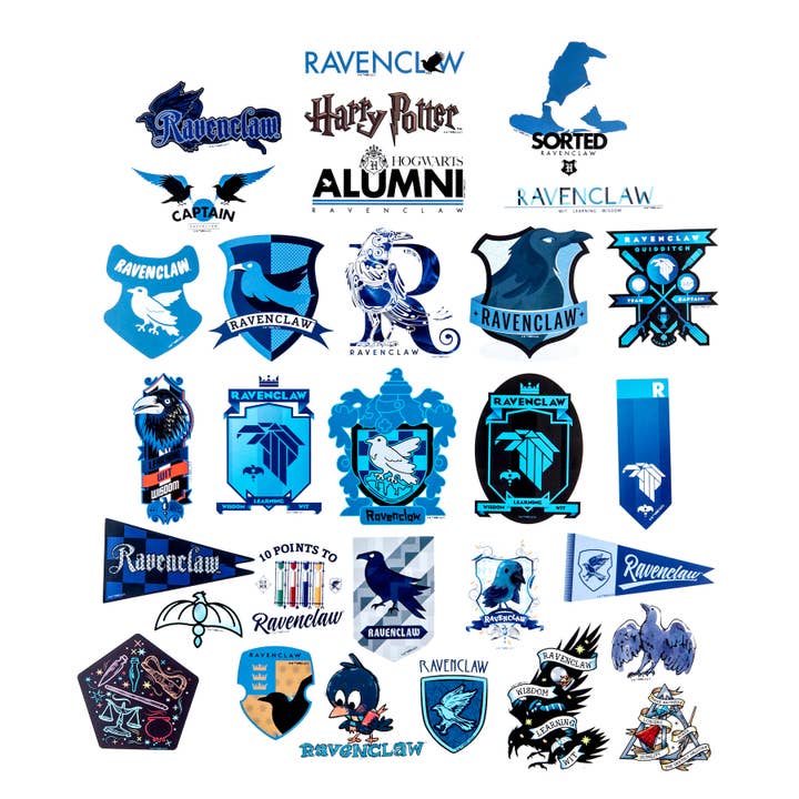 Conquest Journals - Wholesale Sticker - Harry Potter Ravenclaw Decals (60-Pack)