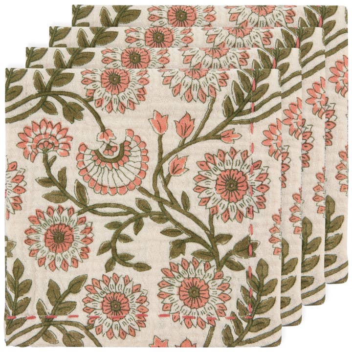 Danica Heirloom - Wholesale Dinner & Cloth Napkin - Thicket Double Weave Napkins Set of 4