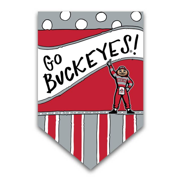 OSU - Bandiera a pois e strisce per la vendita all'ingrosso da parte di MAGNOLIA LANE