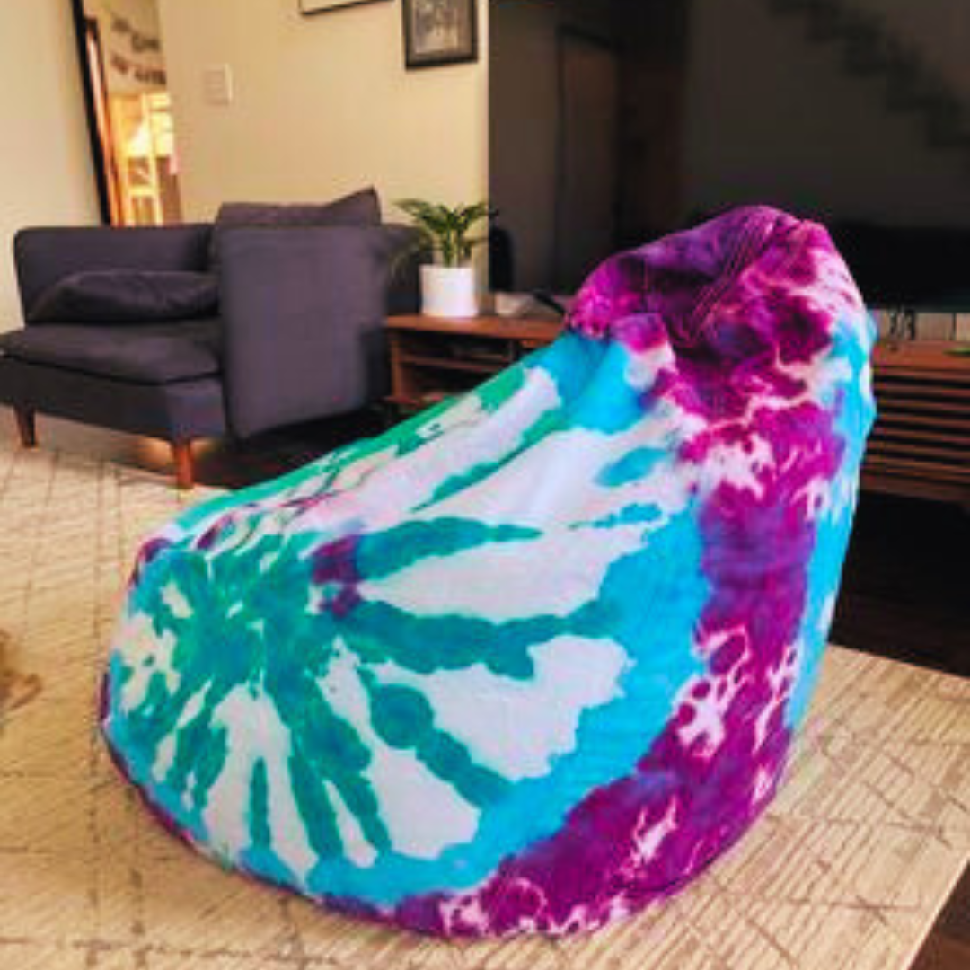 MOOCHI LIFE - Wholesale DIY craft kit - BEAN BAG CHAIR TIE DYE KIT (4 FOOT) - NEW TO MARKET!9
