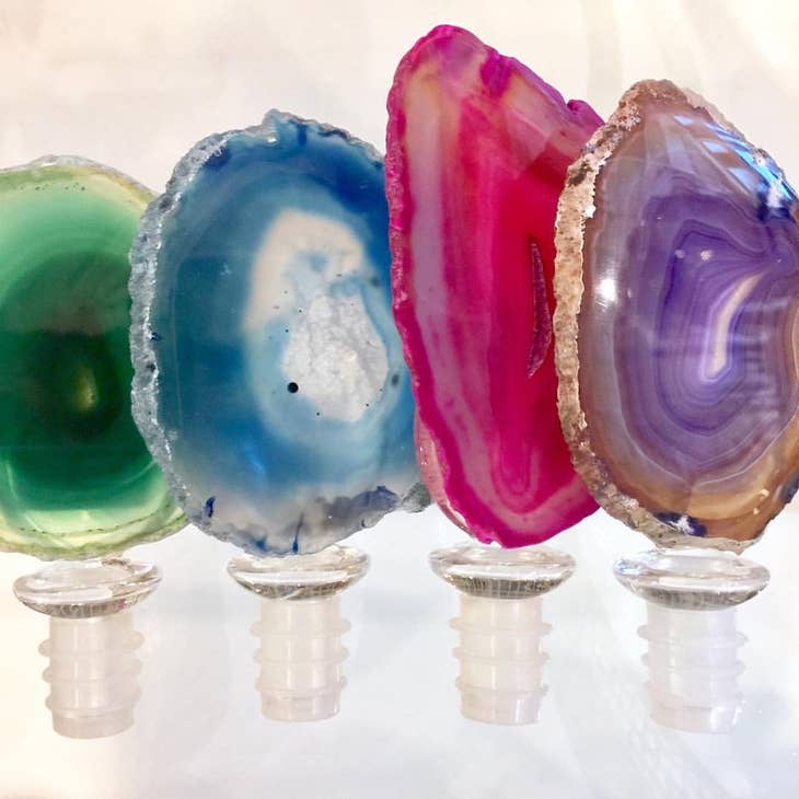 TAYLOR GRAY - Wholesale Wine Stopper - Agate Wine Stoppers | Shoptaylorgray