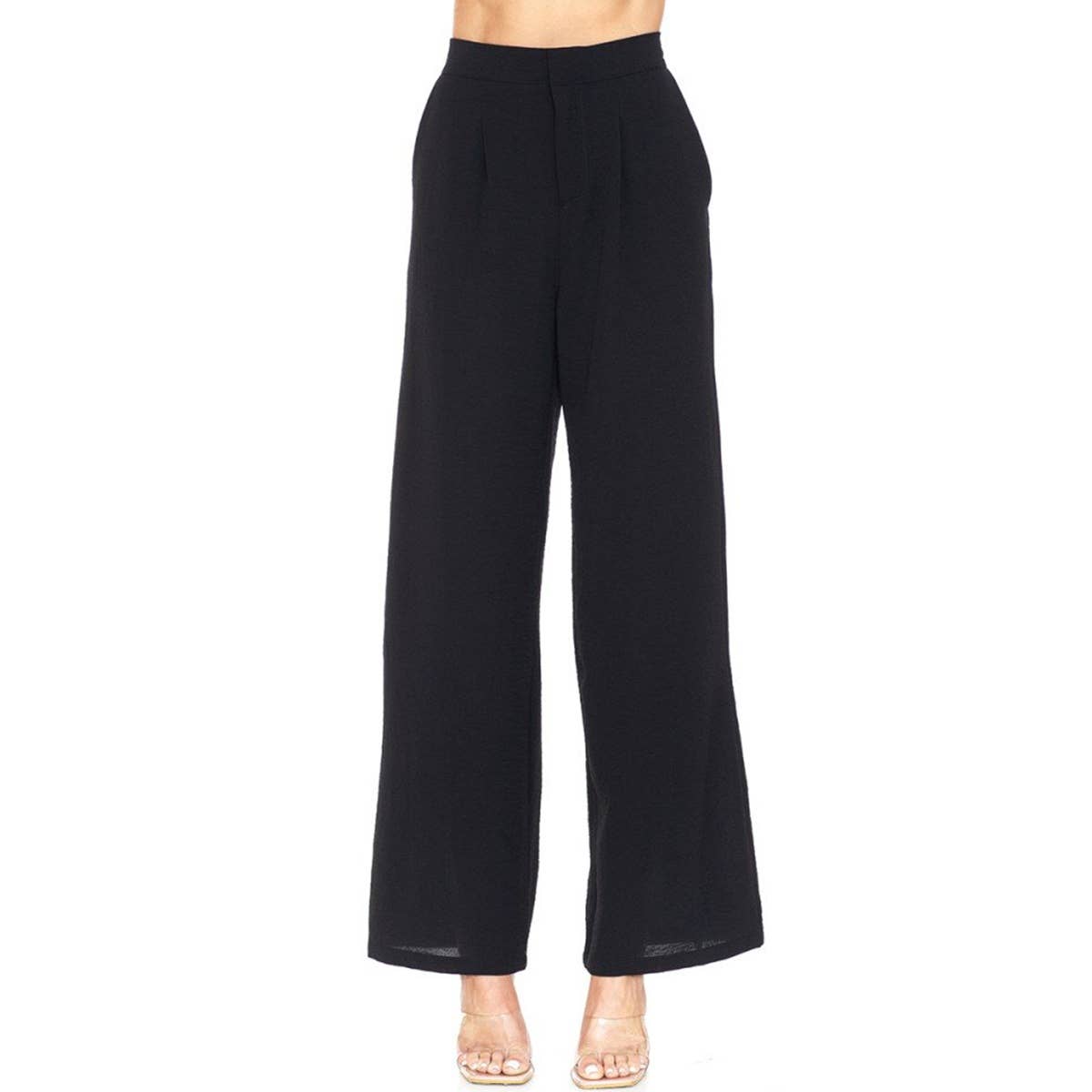 Timeless - Wholesale Pants - Women's - LONG TROUSER WITH ELASTICIZED BACK WAIST BAND0