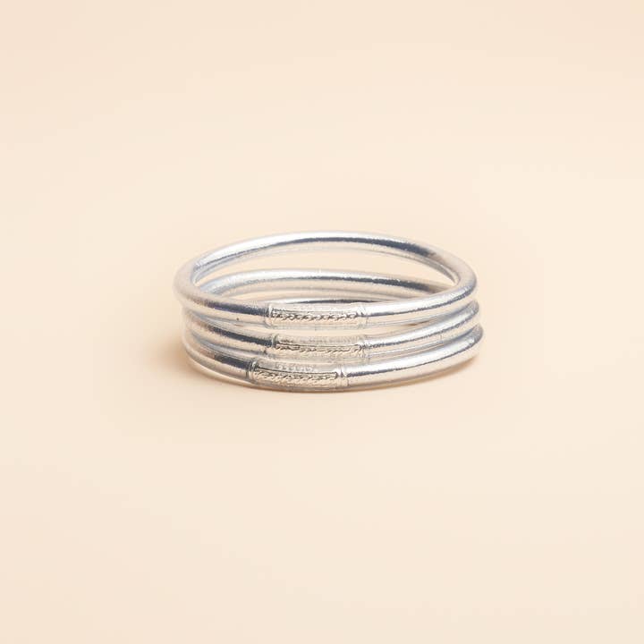 ShanShan - Wholesale Bangle Bracelet - Kumali Bracelet Mantra Silver