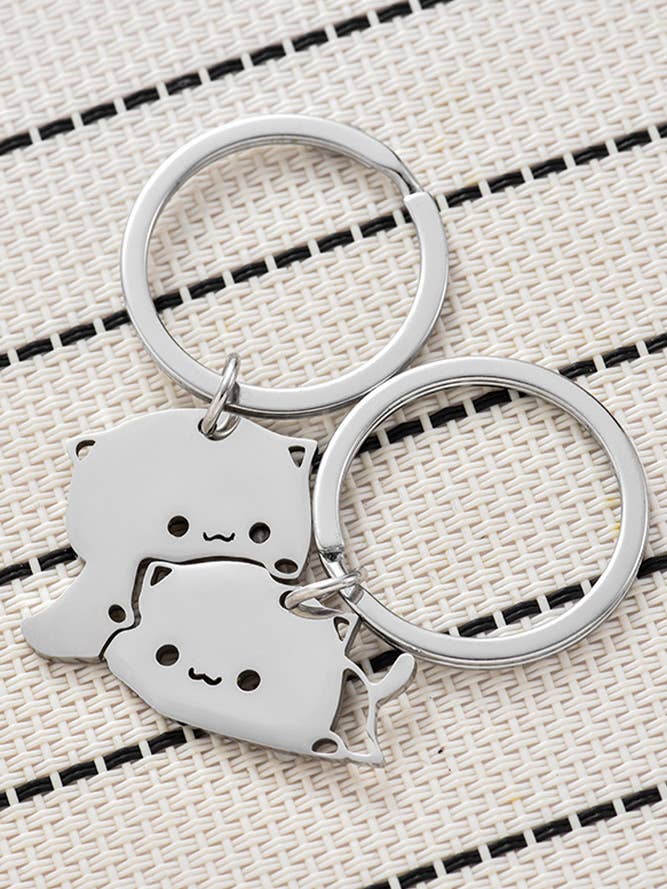 Cute Kittie Keychain MOQ 5pcs JZ006 for wholesale by UNISHE