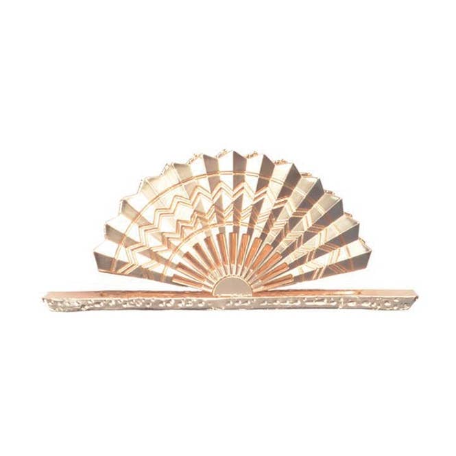 Guldfärgad solfjäderhanddukshållare för wholesale av AULICA