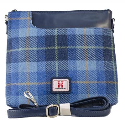 Strathurie Tweed Skye Blue Damen-Umhängetasche H2307 für den Großhandel von Strathurie