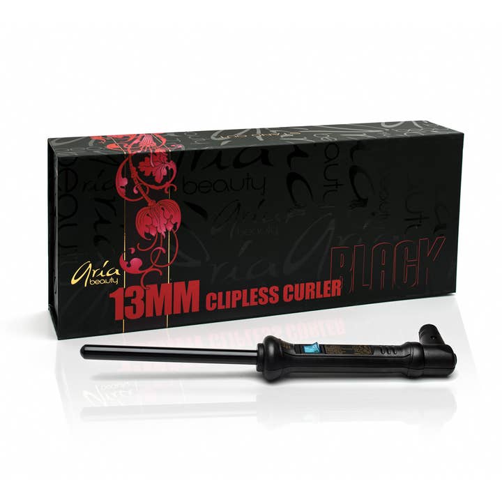 Encrespador de cerâmica sem grampo 13mm por atacado de Aria Beauty Hair