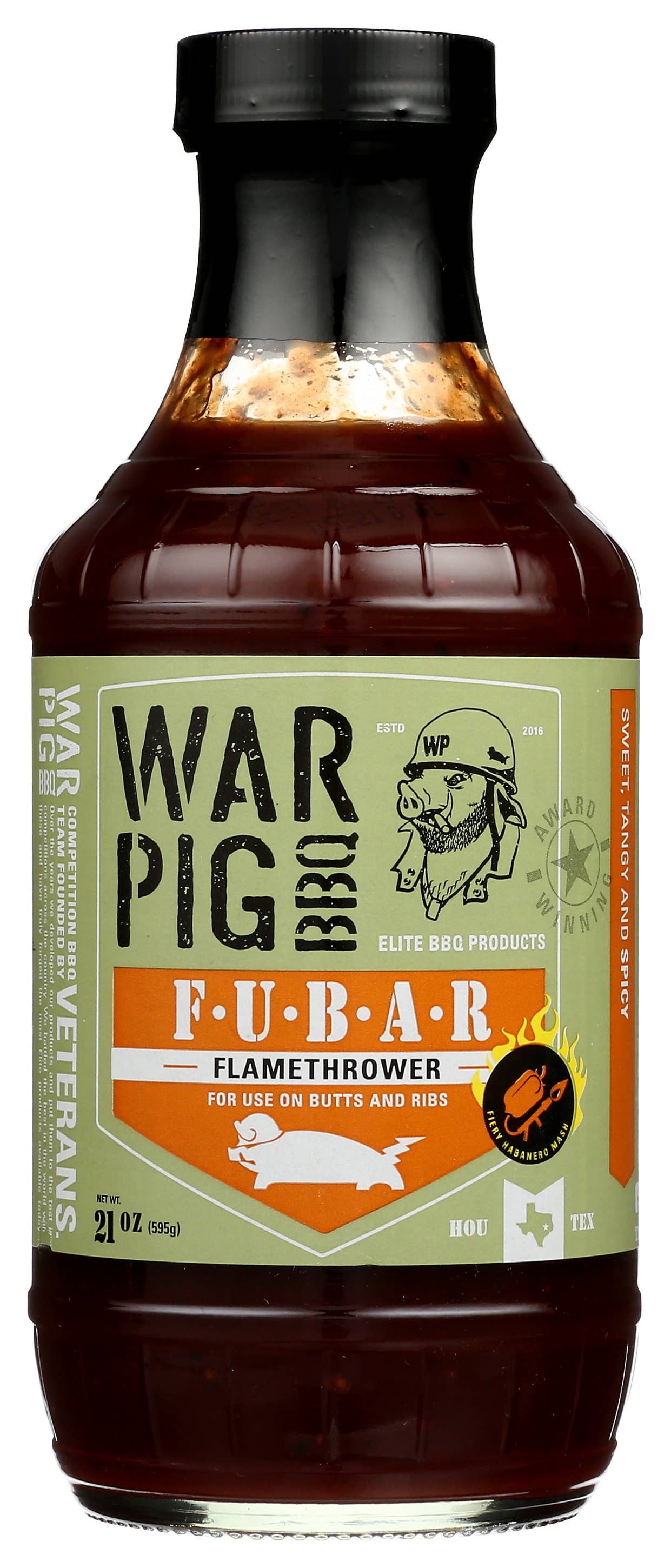 WarPig BBQ Elite BBQ Products - Wholesale BBQ Sauce - FUBAR Flamethrower