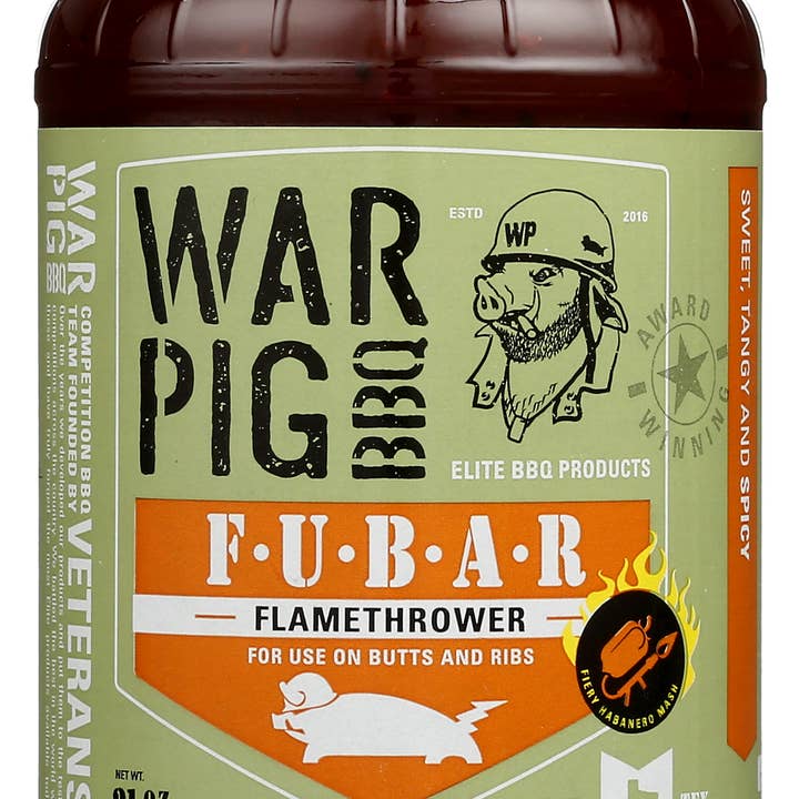 WarPig BBQ Elite BBQ Products - Wholesale BBQ Sauce - FUBAR Flamethrower0
