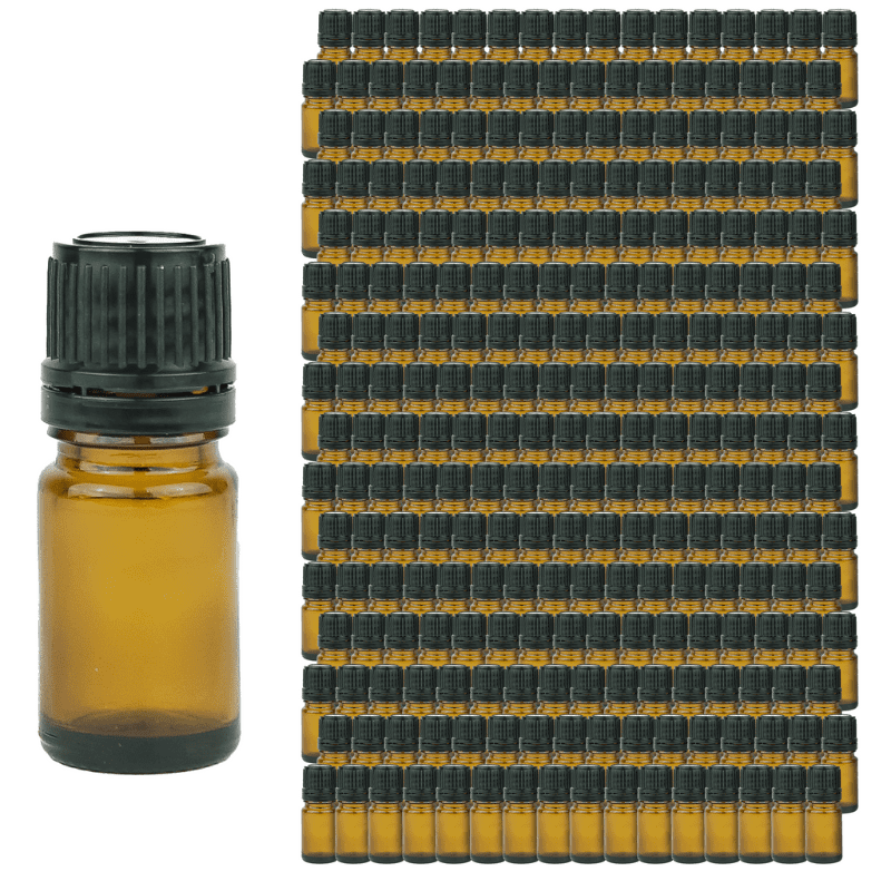 Nature Packaged - Vendita all'ingrosso Contenitore per oli essenziali - Bottiglia in vetro ambrato - 5 ml3