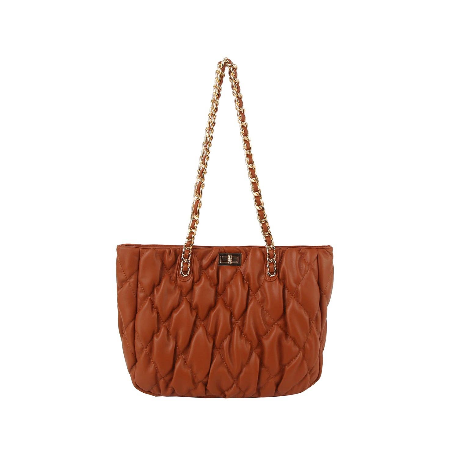 Handbag Express - Vendita all'ingrosso Borsa tote - Donna - Borsa trapuntata alla moda con catena in evidenza3