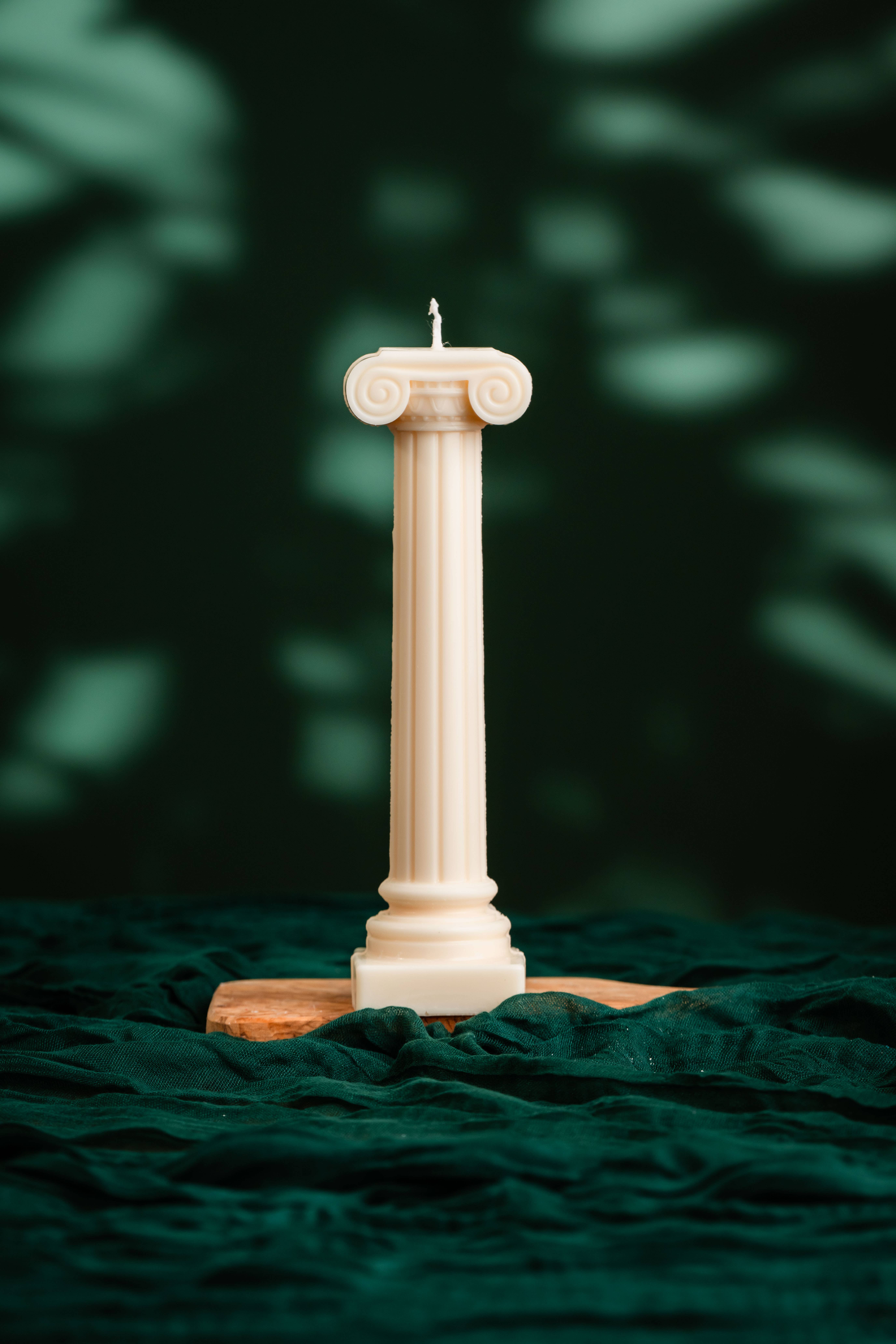 Allure CA - Wholesale Pillar Candle - Elegant Roman Geometry Column Candle – Sculptural Minimalist3