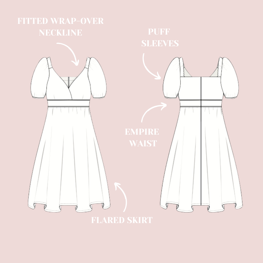 Lise Tailor - Wholesale Craft Sewing Kit - Sewing pattern - Flower Market - sold individually17