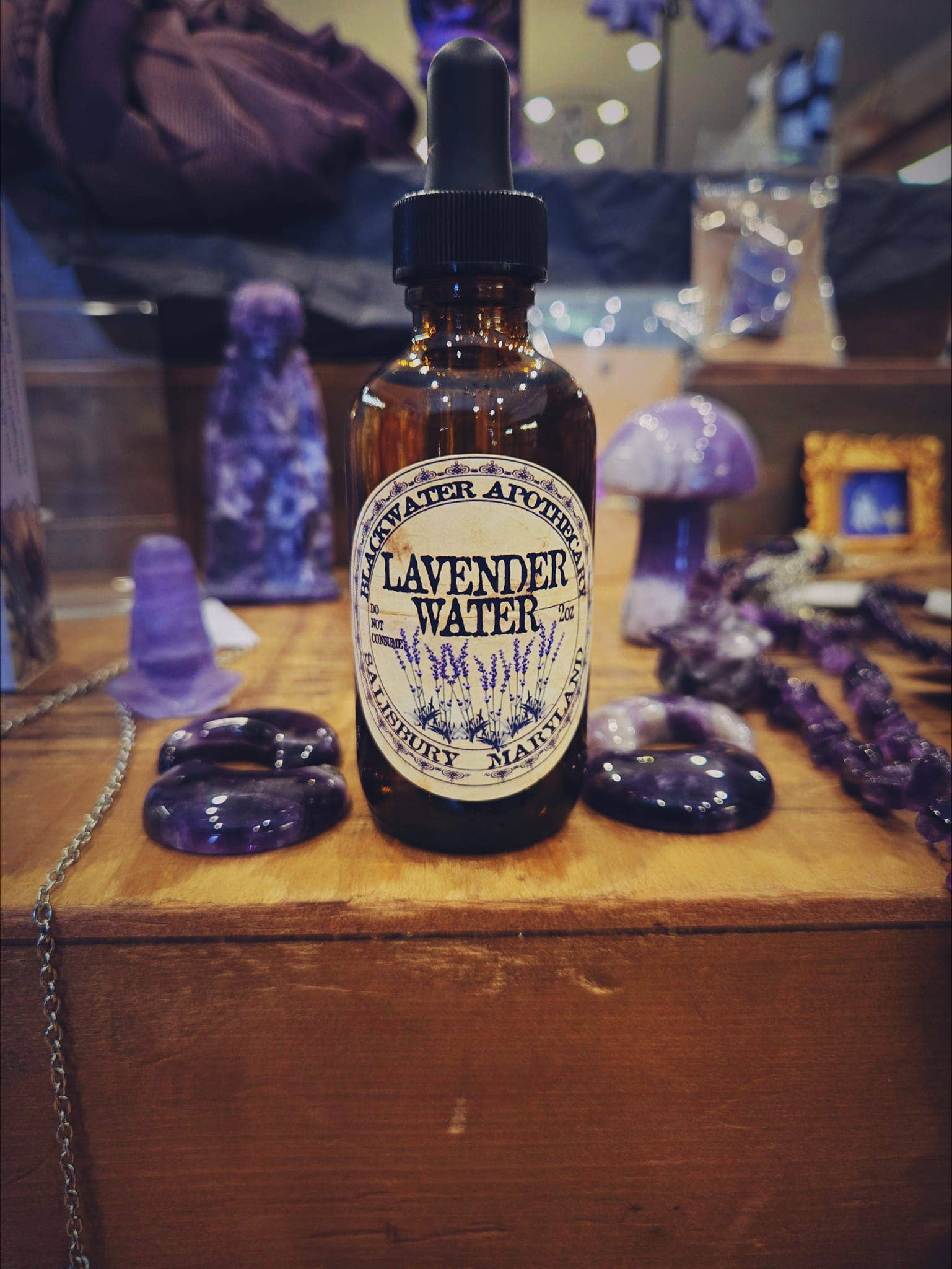 Blackwater Apothecary - Wholesale Face & Body Mist/Water - Lavender Water - Amber Glass Bottle & Dropper Top1