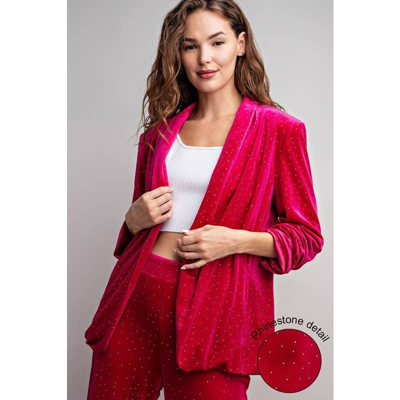 STYLE USA – wholesale Jacket – Women's – Velvet blazer jacket6