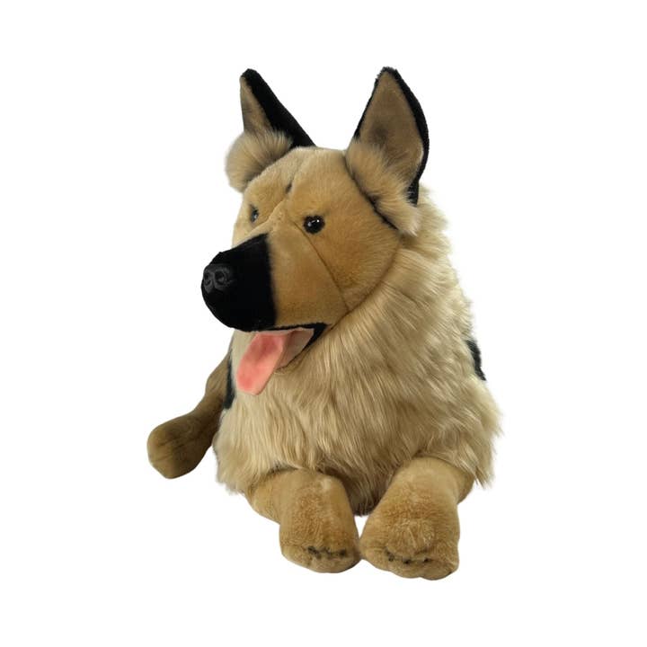 Bocchetta Plush Toys - Wholesale Pet Plush Toy - Dog - Caesar - German Shepherd - 64cm lying4