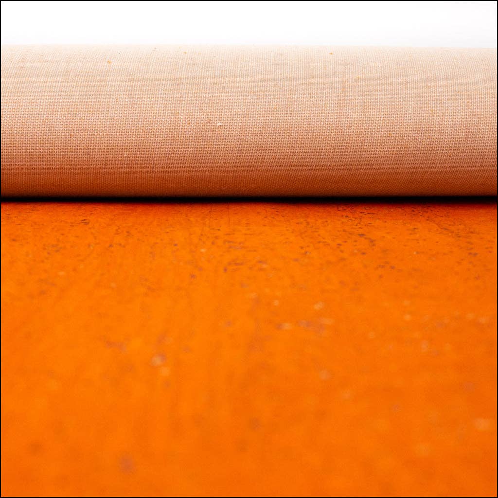 Meninas Bonitas Cork - Vendita all'ingrosso Attrezzature per lavoretti e fai da te - Tessuto in Sughero Arancione Solido Premium COF-1262