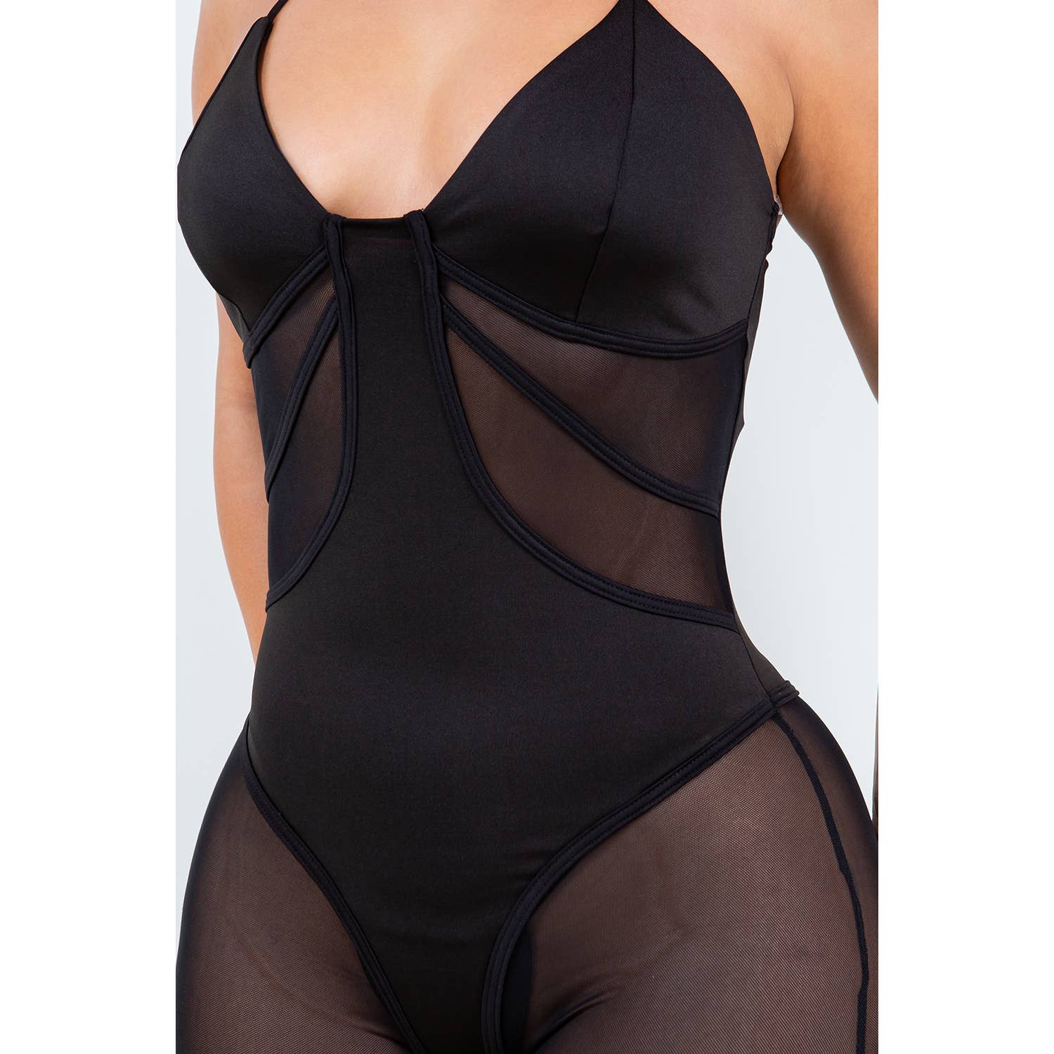 NOIR Combinaison en maille J7569 en vente sur Faire1