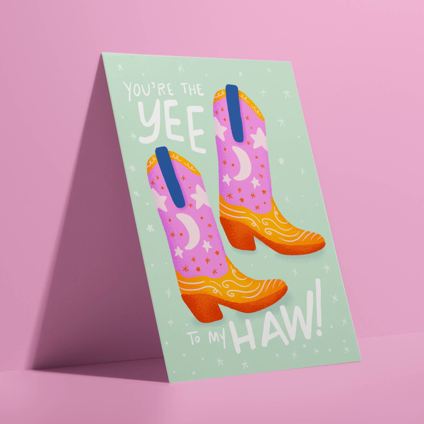 Ana Peake - Wholesale Love Card - You're the Yee to my Haw Greeting Card2