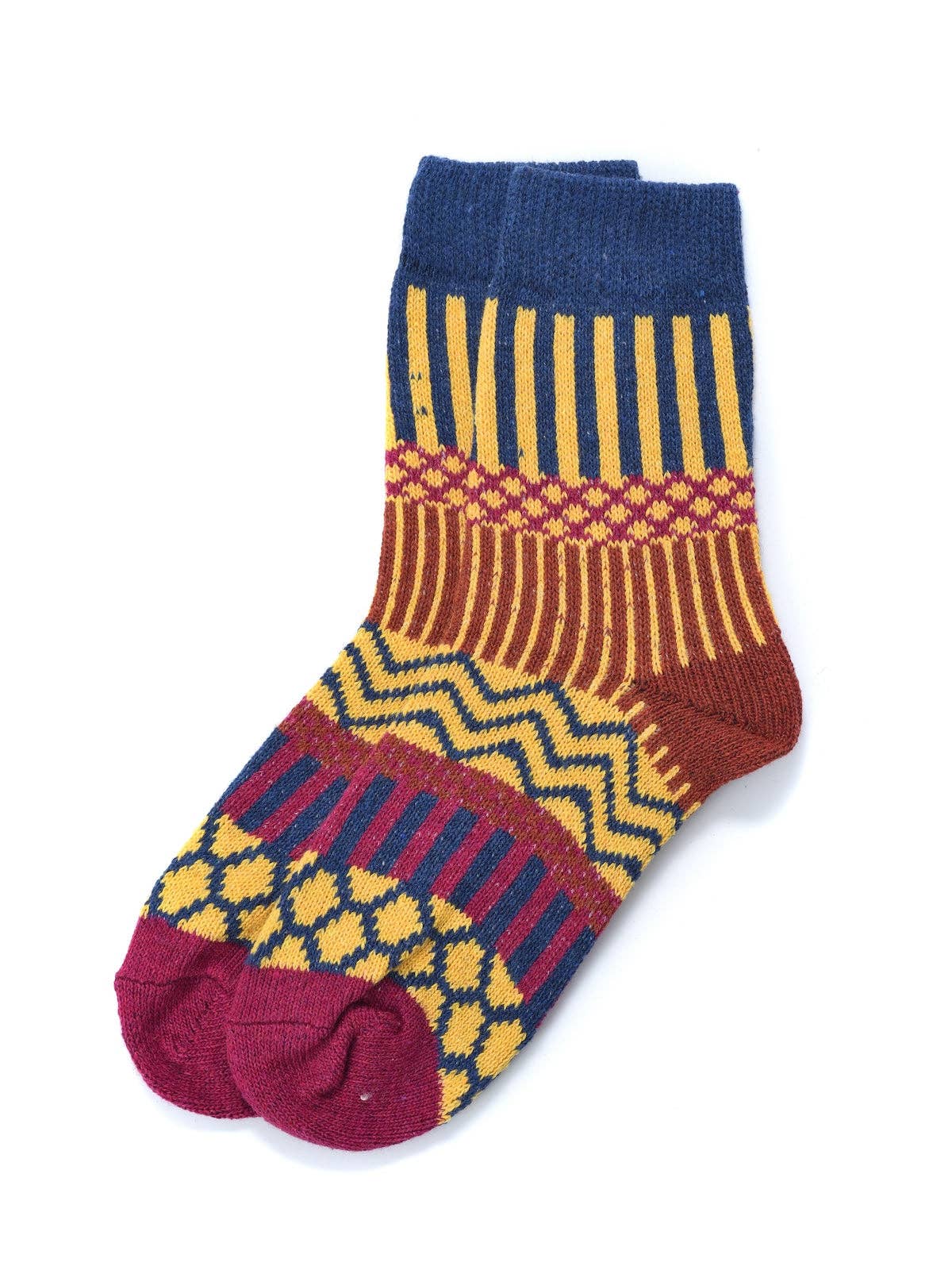 Funkyrel® Atzbranding Limited - Wholesale Socks - Women's - Rufia - 5 Pairs Bohemian Wool-Blend Socks Set16
