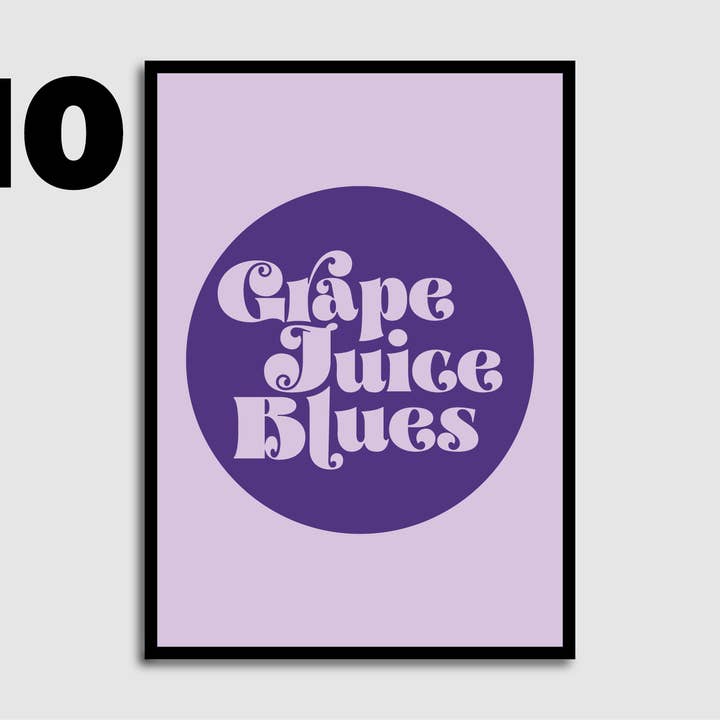 Grapejuice Print for wholesale by Blank Wall Alt