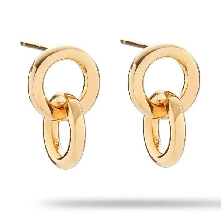 Orecchini a lobo in argento Sterling per la vendita all'ingrosso da parte di Moclein