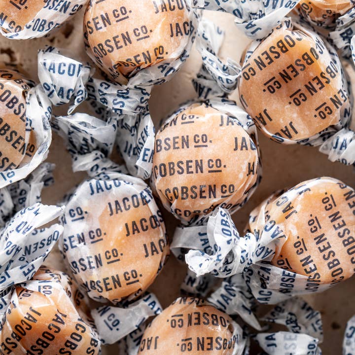 Jacobsen Salt Co. - Wholesale Caramel - Bulk Classic Caramel - 1lb - Pure Sea Salt Caramel Candy