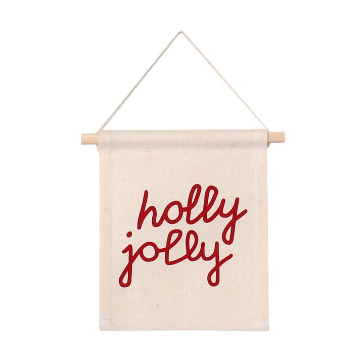 holly jolly hang sign for wholesale by Imani + Kids by Imani Collective