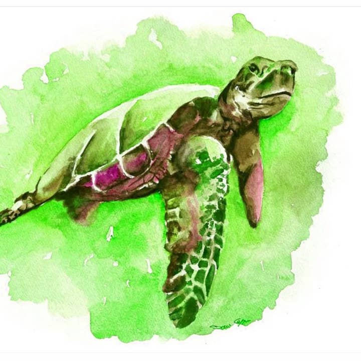 Adult Custom Gildan (Poly) T Shirt Turtle Green for wholesale by Paradise Tees LLC