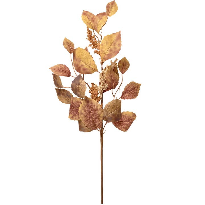 Primitives by Kathy - Wholesale Artificial Flowers - Leaf & Berry Floral Pick1