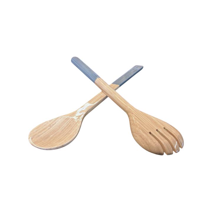 albert L. (punkt) Inc. - Wholesale Serving Utensil - Large Bamboo Server Set22