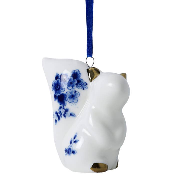 Heinen Delfts Blauw - Wholesale Ornament - Squirrel Christmas ornament