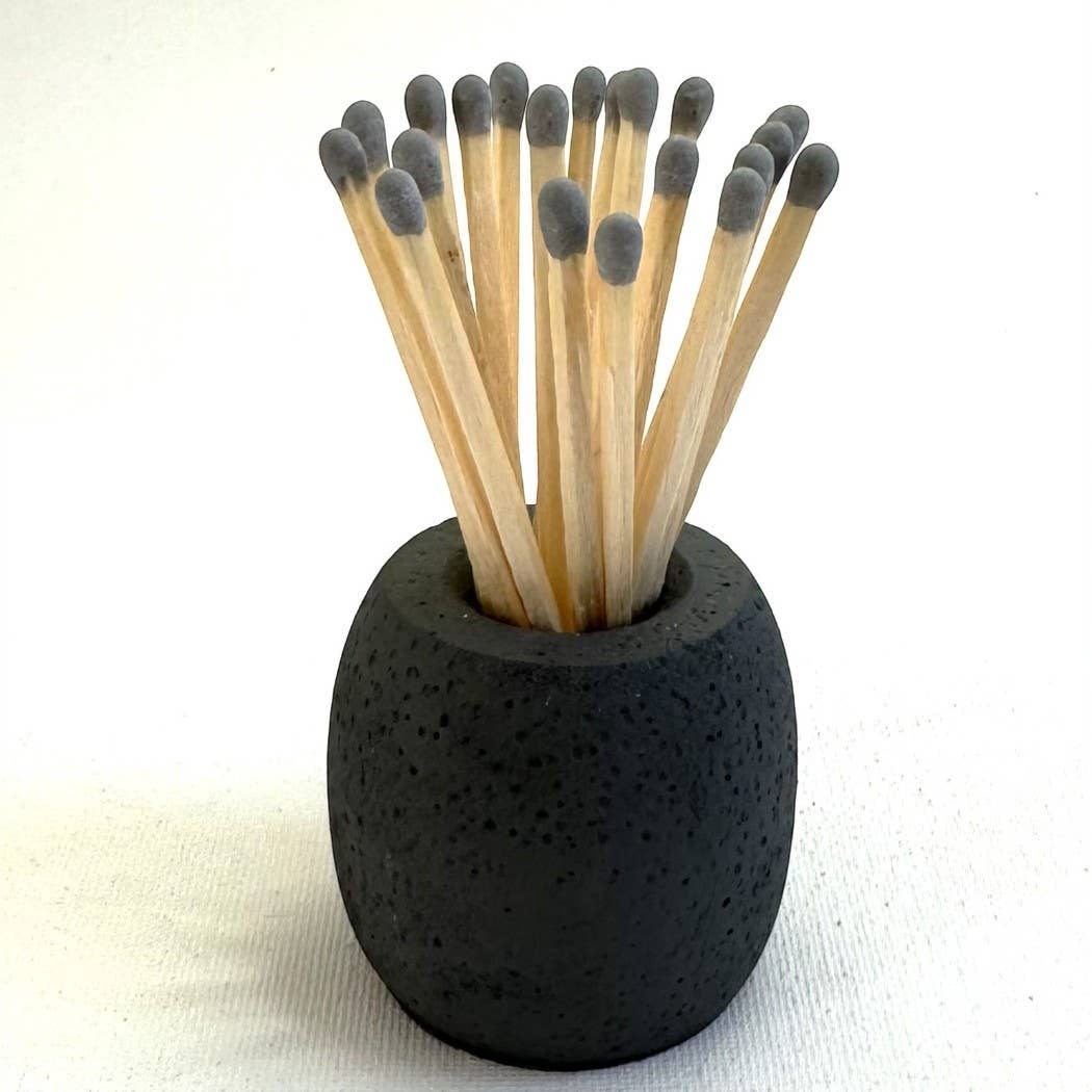 CJ Gift Goddess - Wholesale Match Holder - Concrete Match Holder/Toothpick Holder: Includes 25 Matches39