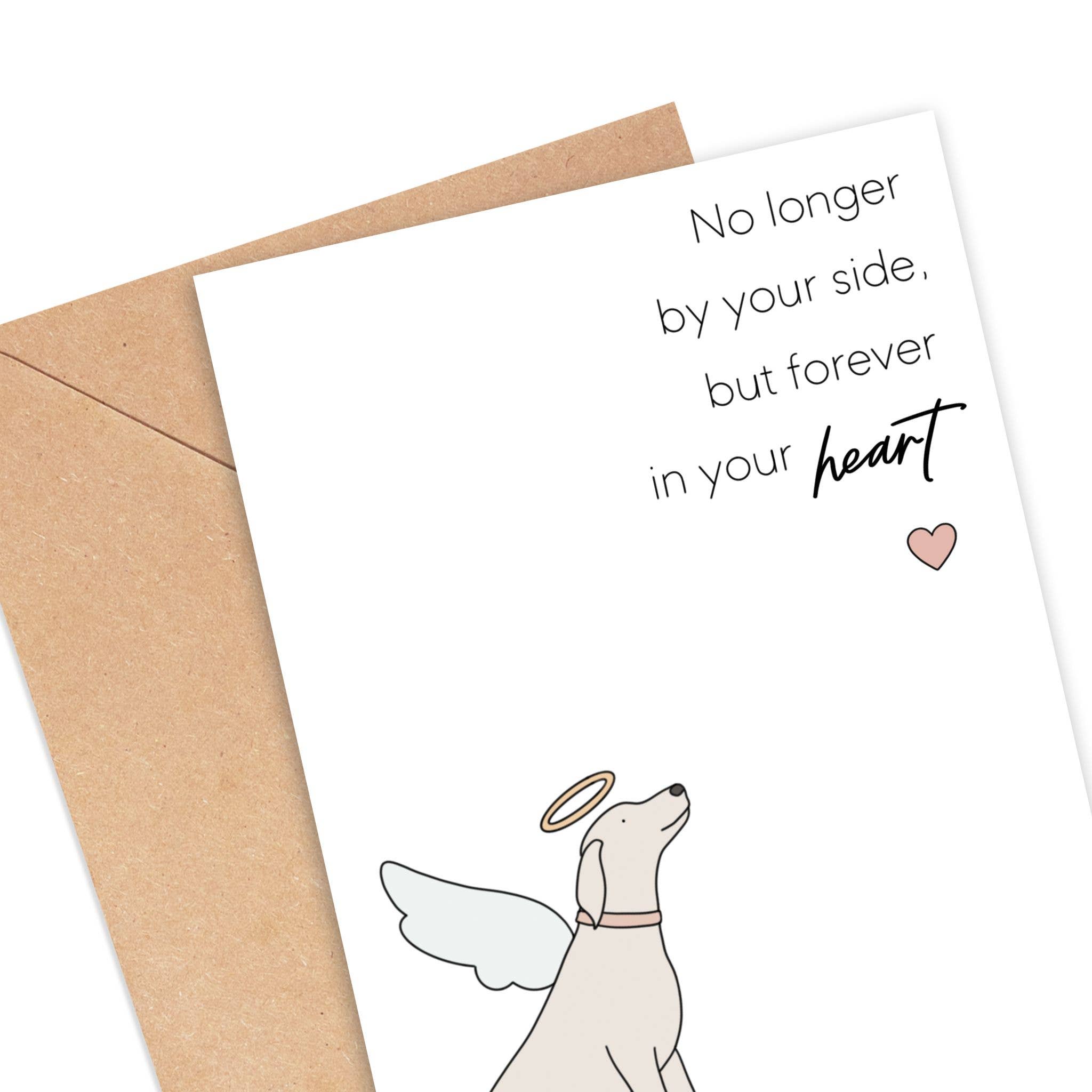 Simply Happy Paper - Wholesale Sympathy Card - Forever in Your Heart Dog Sympathy Card1