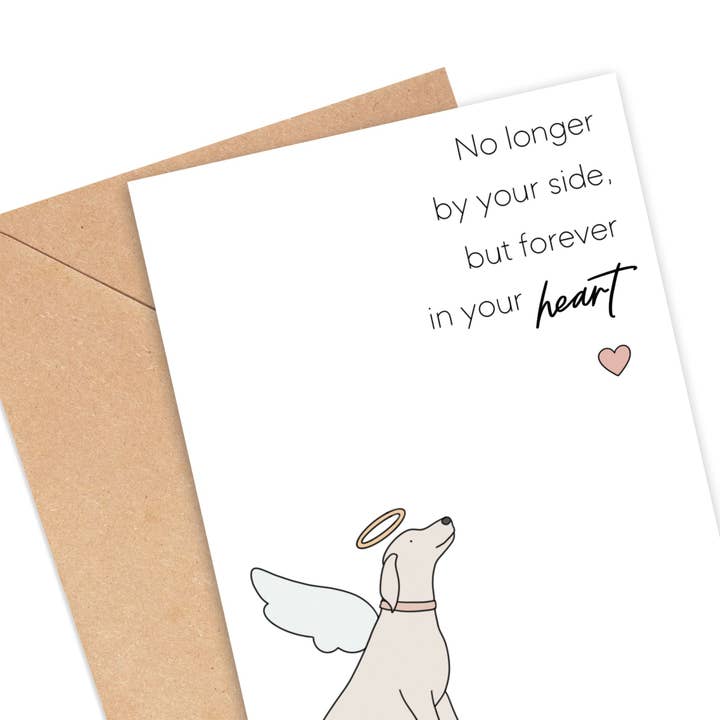 Simply Happy Paper - Wholesale Sympathy Card - Forever in Your Heart Dog Sympathy Card1
