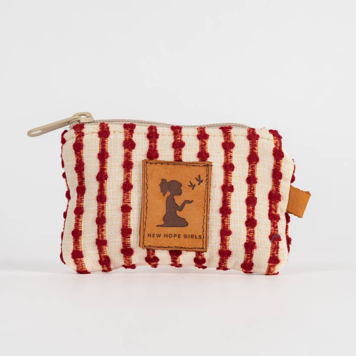 Dot Stripe Card Pouch for wholesale by New Hope Girls