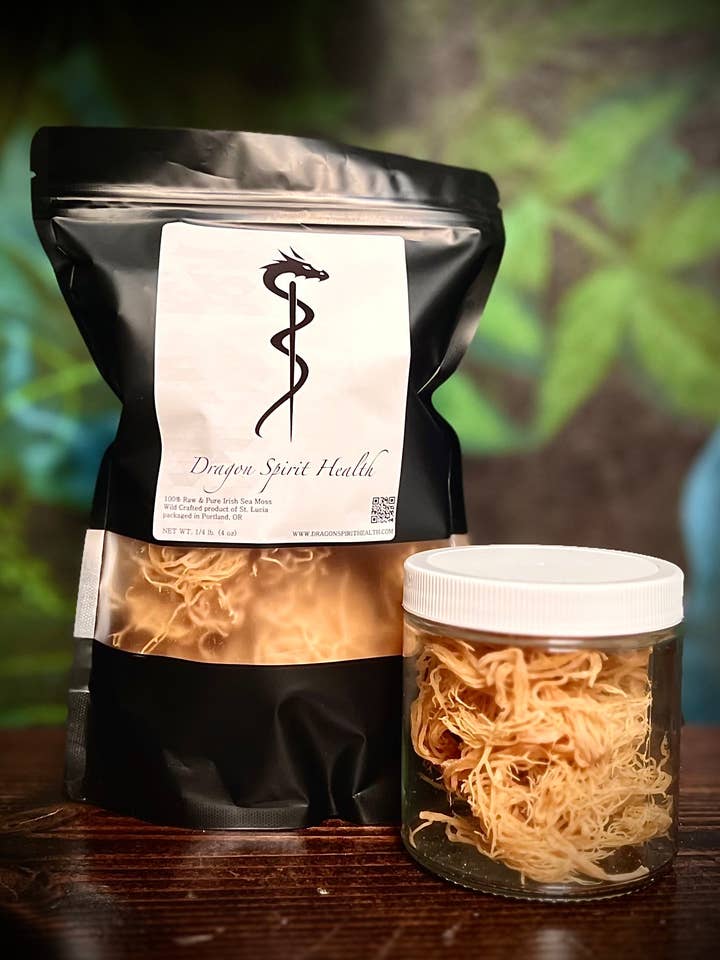 Irish Sea Moss - Soltørret i bulk for engroshandel hos Dragon Spirit Health