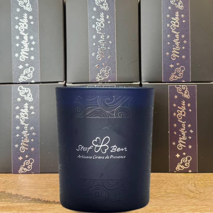Signaturekaars MISTRAL BLEU (~50u) voor wholesale door Stef & Ben | S&B Provence