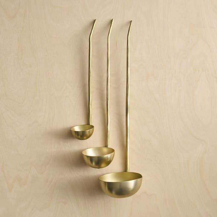 The Collective - Wholesale Ladle - Forge Brass Ladles Assorted - Set of 3