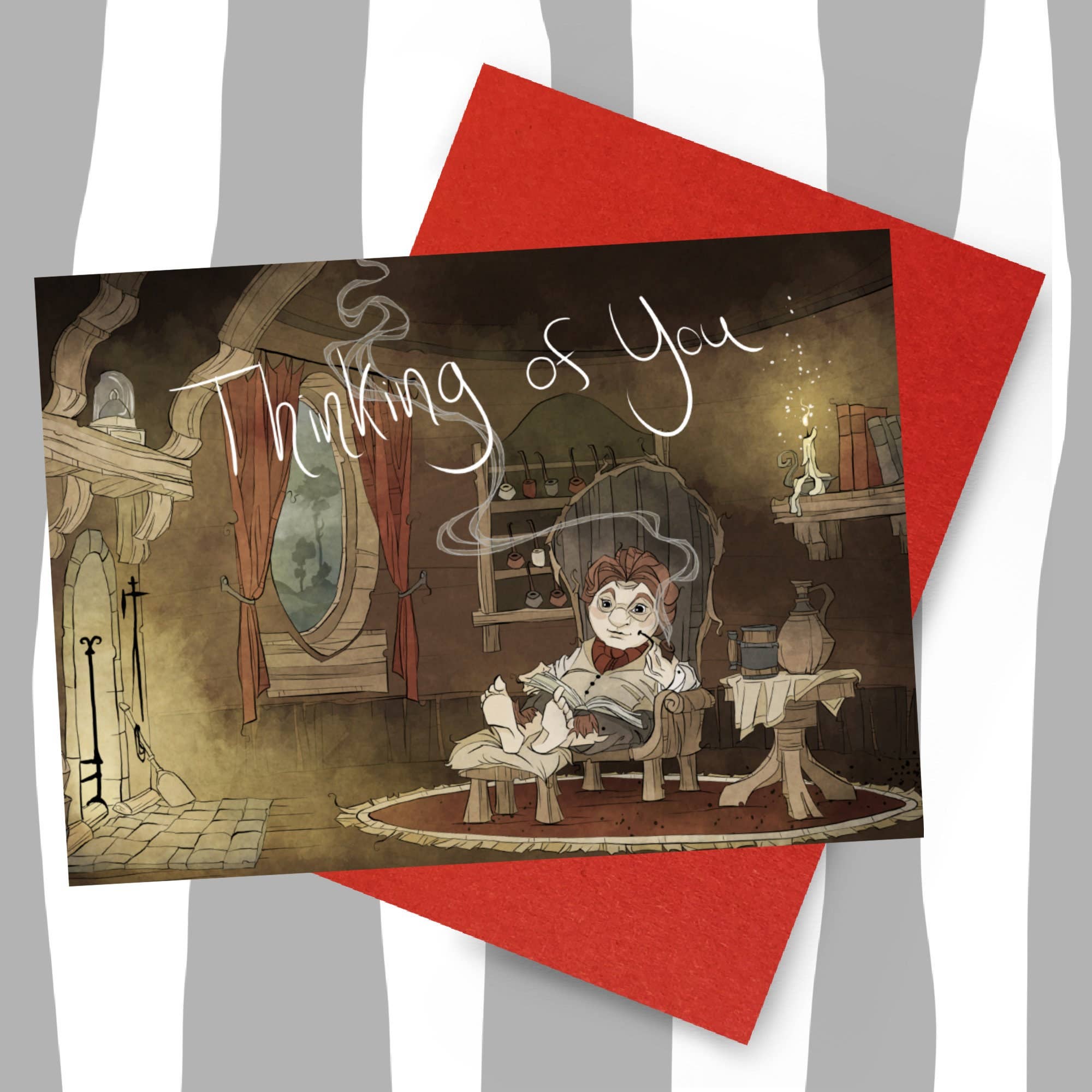 Dread Illustrations - Wholesale Sympathy Card - Hobbit Bilbo Tolkien Funny Sympathy Greeting Card2