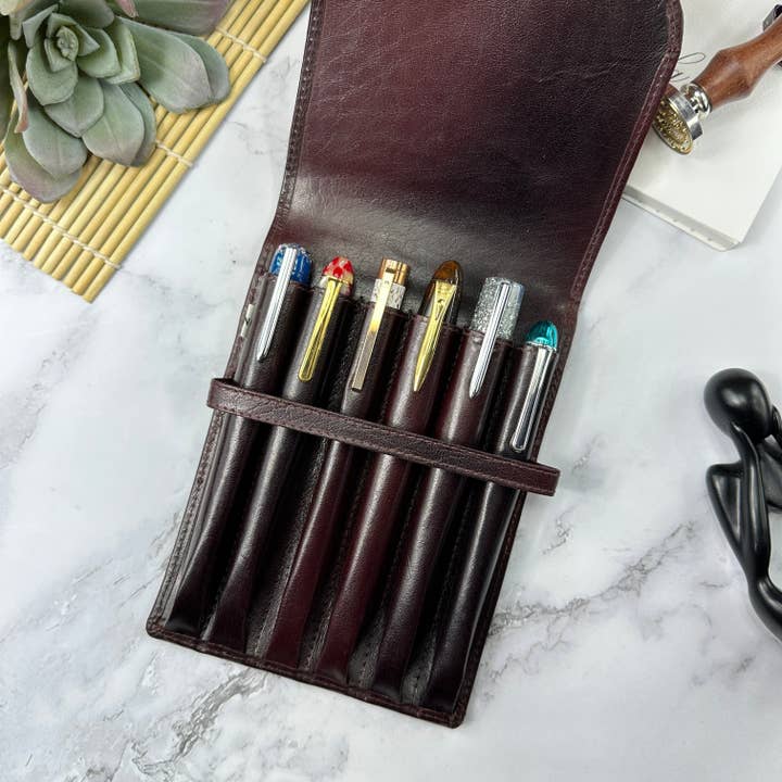 Luxury Brands of America - Wholesale Pen & Pencil Holder - 6 Pen Case10