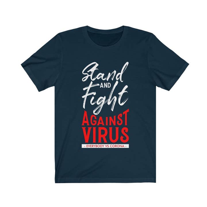 T-shirt Tenez-vous debout et combattez les virus pour la vente par Luluizy Designs Co.