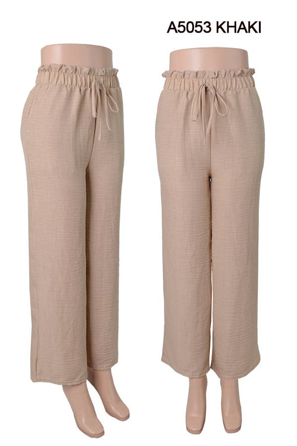 SSImport – Großhandel Hose – Damen – A5053 WEIT GESCHNITTENE HOSE 12 STÜCK/PAKET0