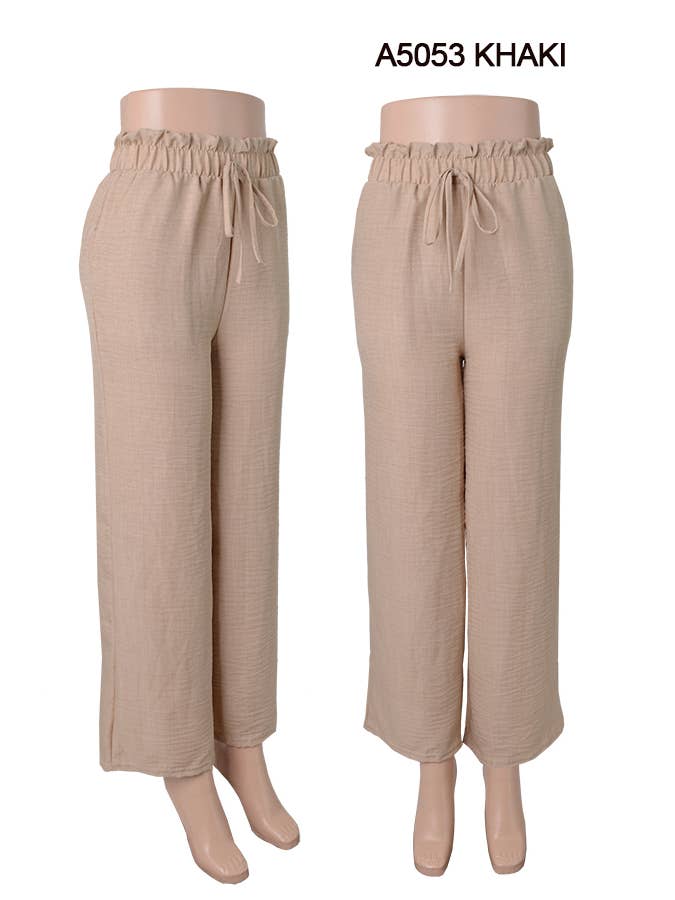 SSImport – Großhandel Hose – Damen – A5053 WEIT GESCHNITTENE HOSE 12 STÜCK/PAKET