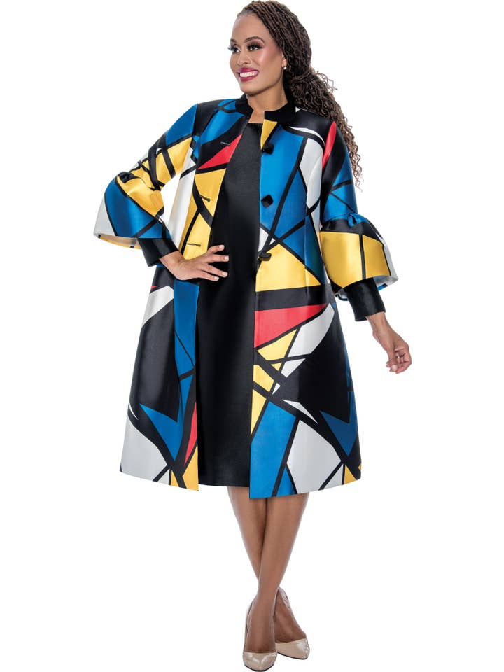 Multi Colored DN100052 Dress by Nubiano Dresses for wholesale on Faire