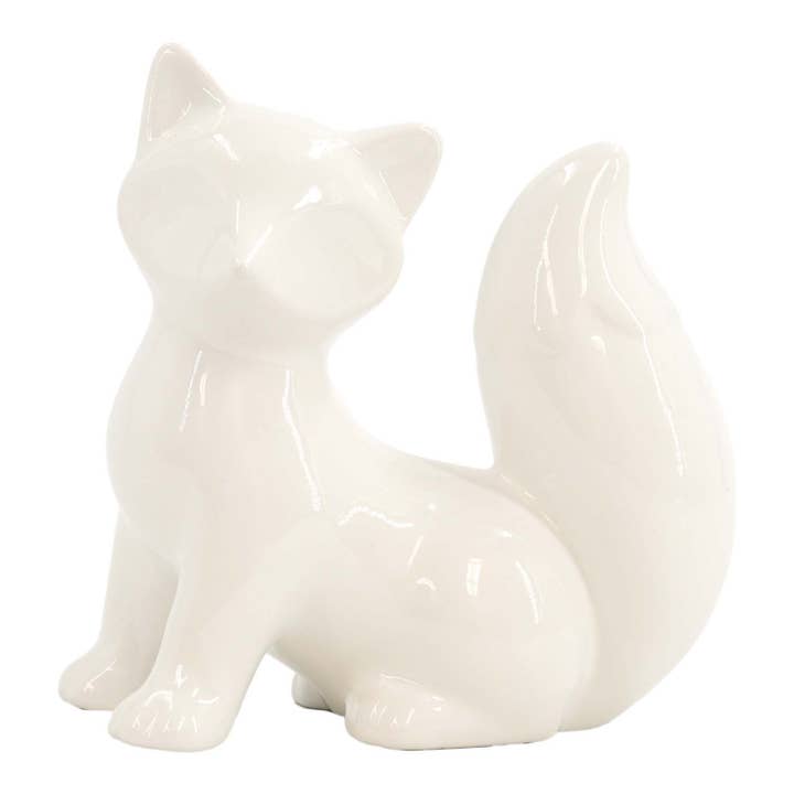 White Porcelain Fox for wholesale by WT Collection